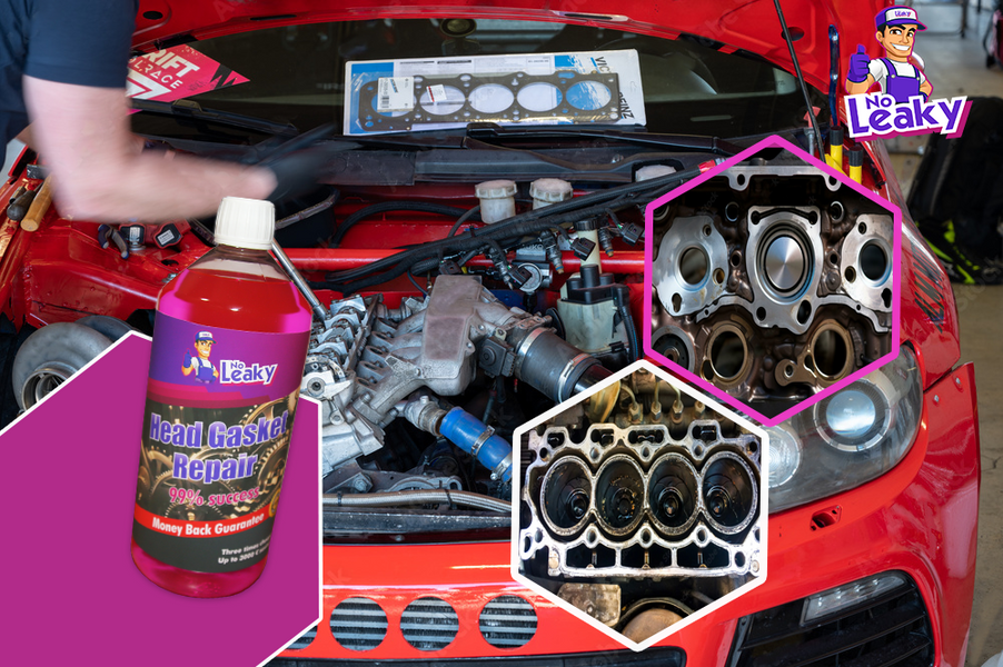 What are the symptoms of a defective head gasket?
