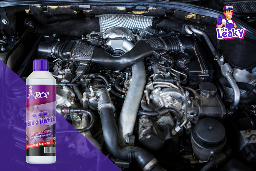 How to repair an engine oil leak effectively?